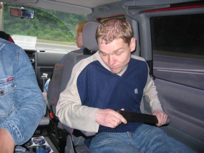 Sven in Kassel auf dem Poeten-Treff 2006